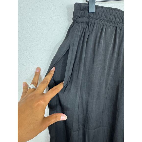 Philosophy Woman Black Wide Leg Pull-On Pants Size 1X - Picture 2 of 7